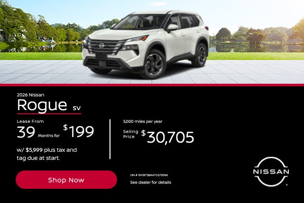 2026 Rogue SV Lease From 39 months for $199