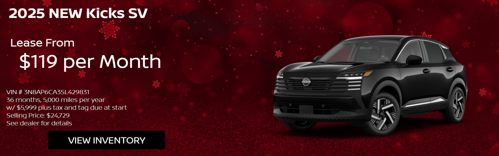 2025 Nissan New Kicks SV